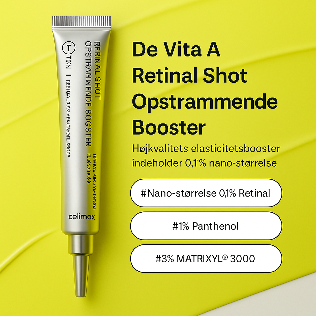 NovaMax™ Retinol Shot- strålende hudpositionering.