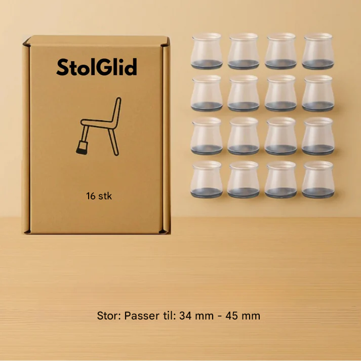 StolGlid - Stille stole, ridsefrie gulve