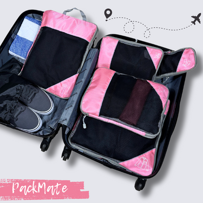 PackMate - 6 stk. sæt komprimerbar taske