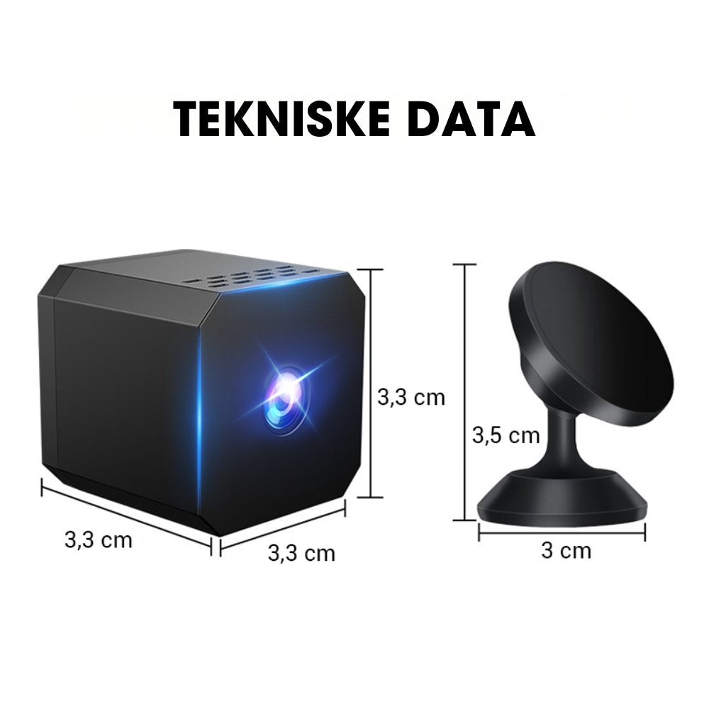NovaGuard™ – Mini trådløst HD-sikkerhedskamera – fungerer uden Wi-Fi