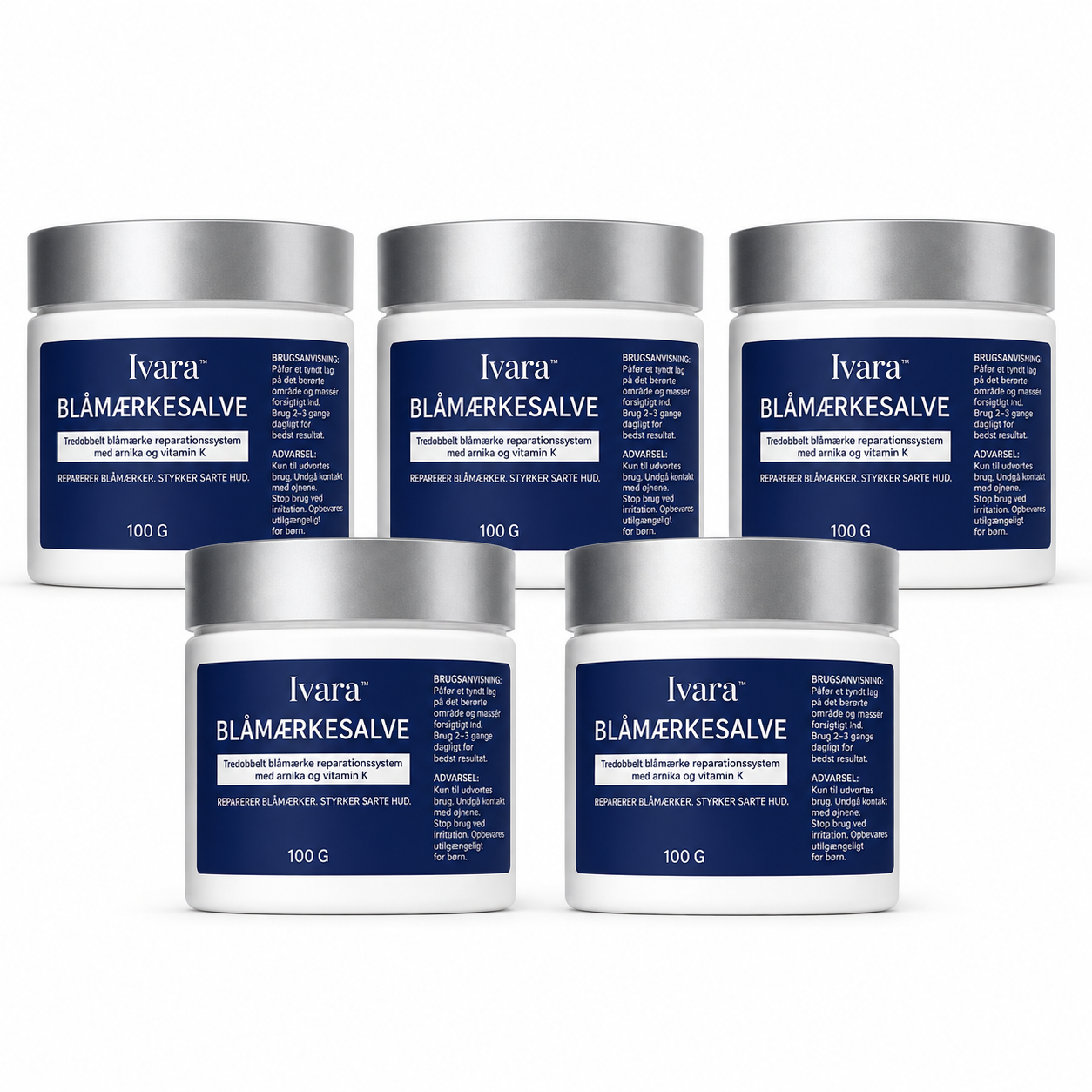 Ivara™ Creme | Mindsker blå mærker og genopbygger fastere hud på 24 timer