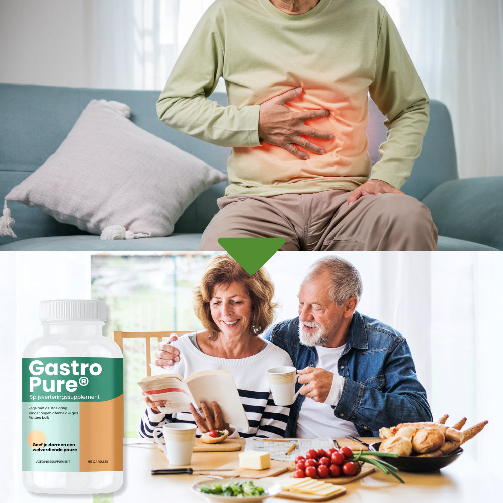 GastroPure® - Naturlig Lindring mod Oppustethed & Forbedret Fordøjelse