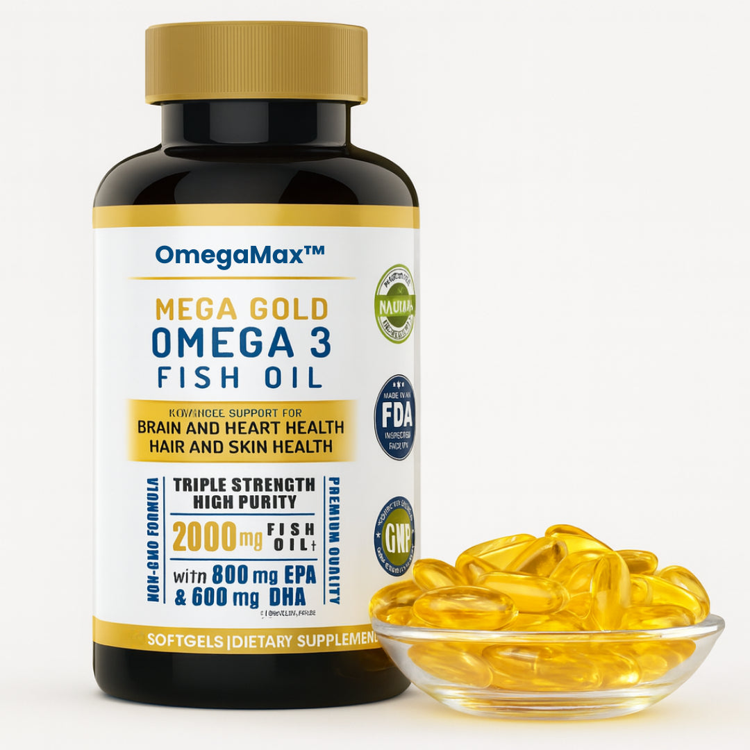 OmegaMax™ | Avanceret hjernebeskyttelse – skarpere sind, bedre hukommelse, længere liv