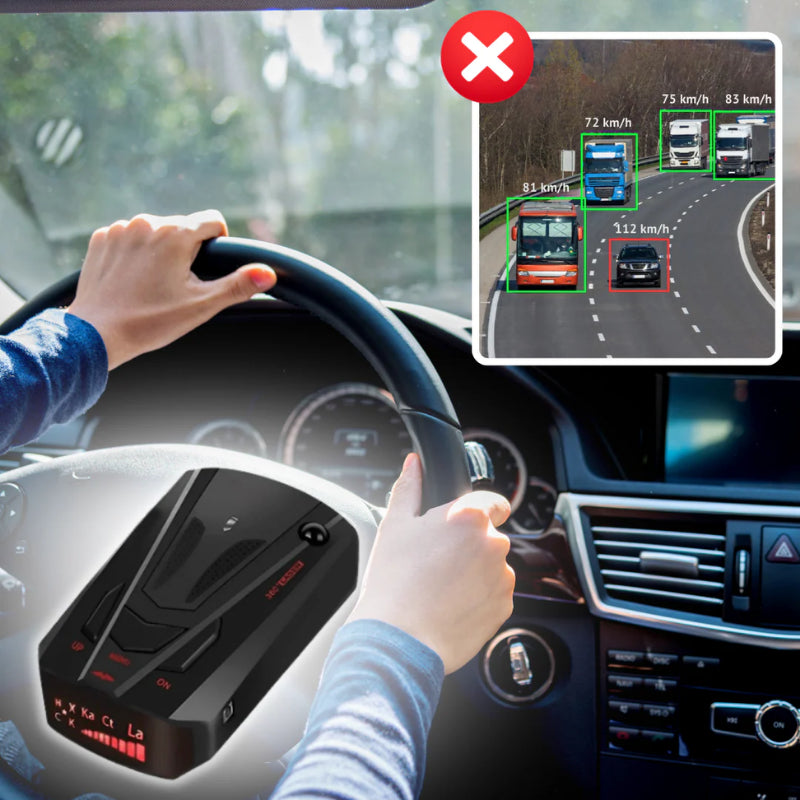 RadarGuard™ | Avanceret 360° hastighedsdetektor for sikker og stressfri kørsel