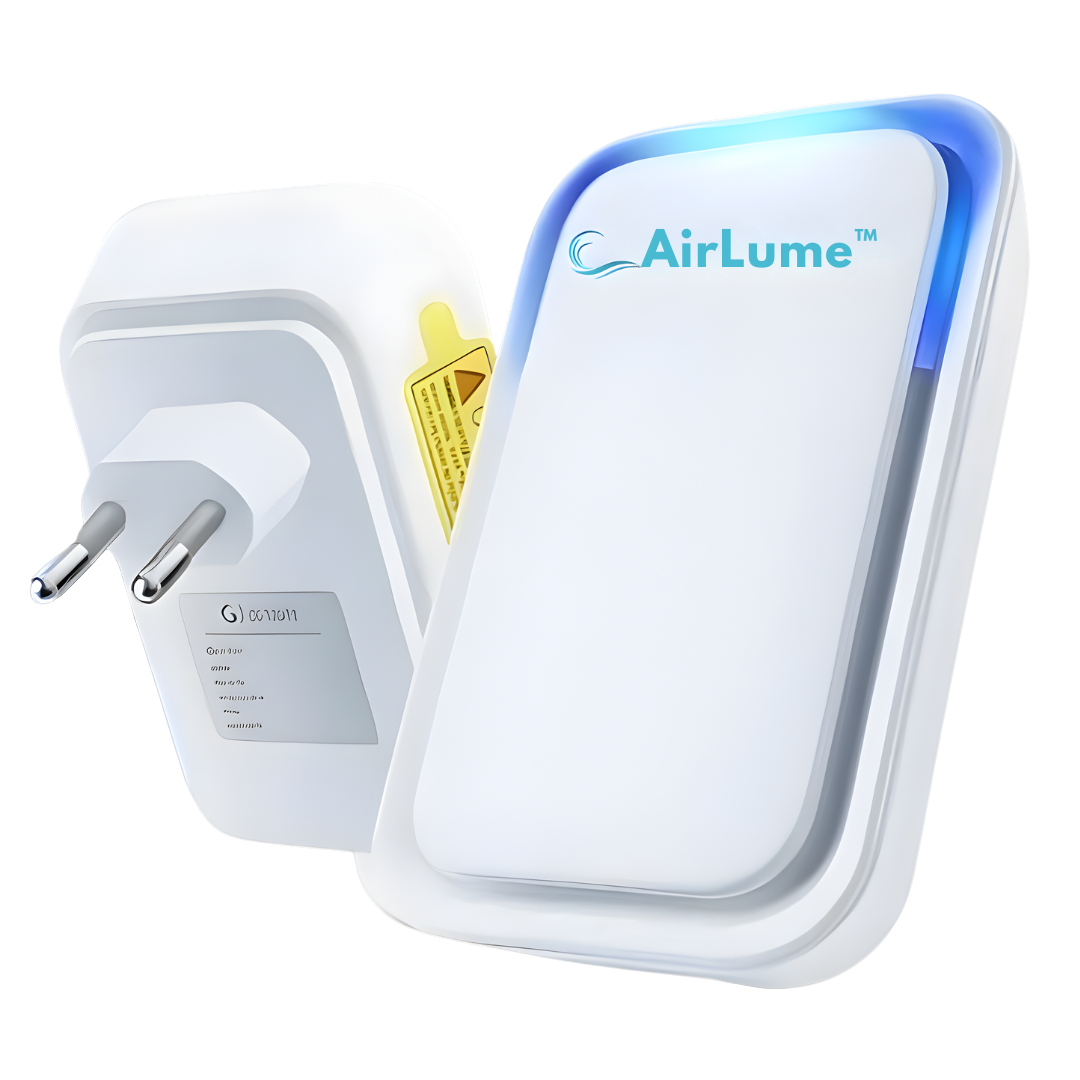 AirLume™ Plug-in luftrenser | Fjerner 99% af støvmider og allergener på 24 timer