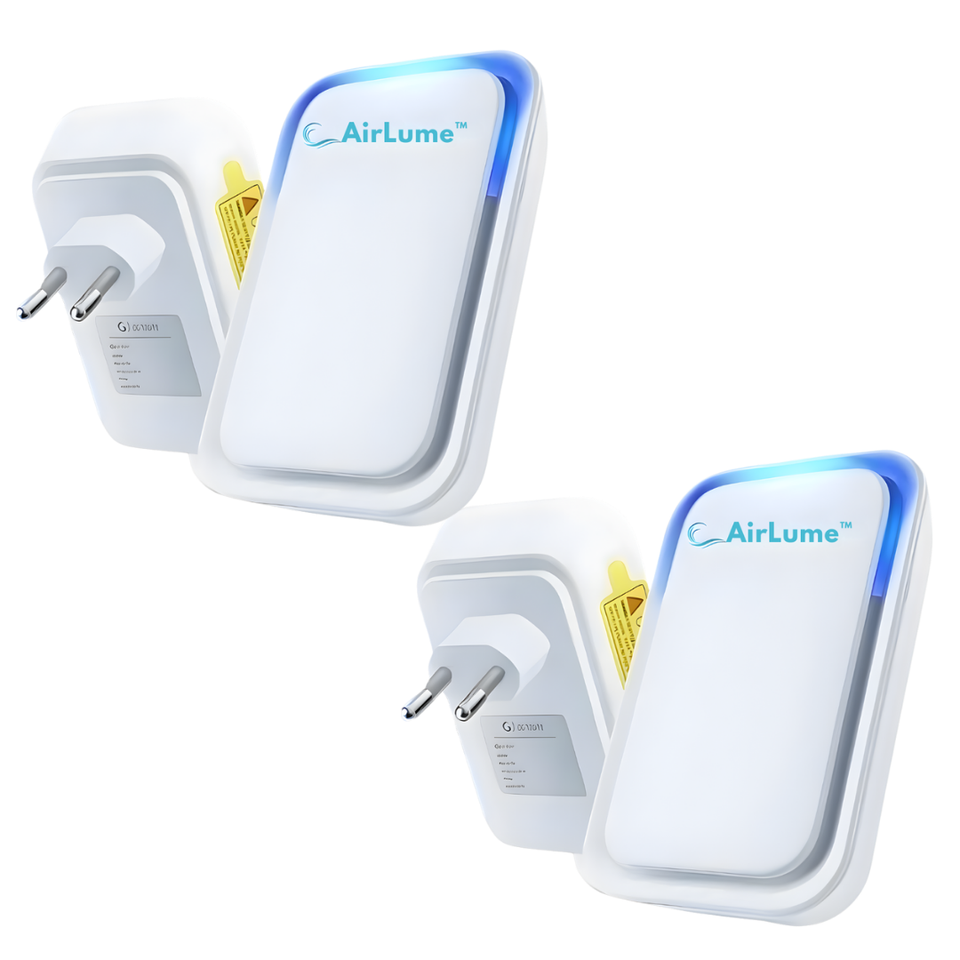 AirLume™ Plug-in luftrenser | Fjerner 99% af støvmider og allergener på 24 timer
