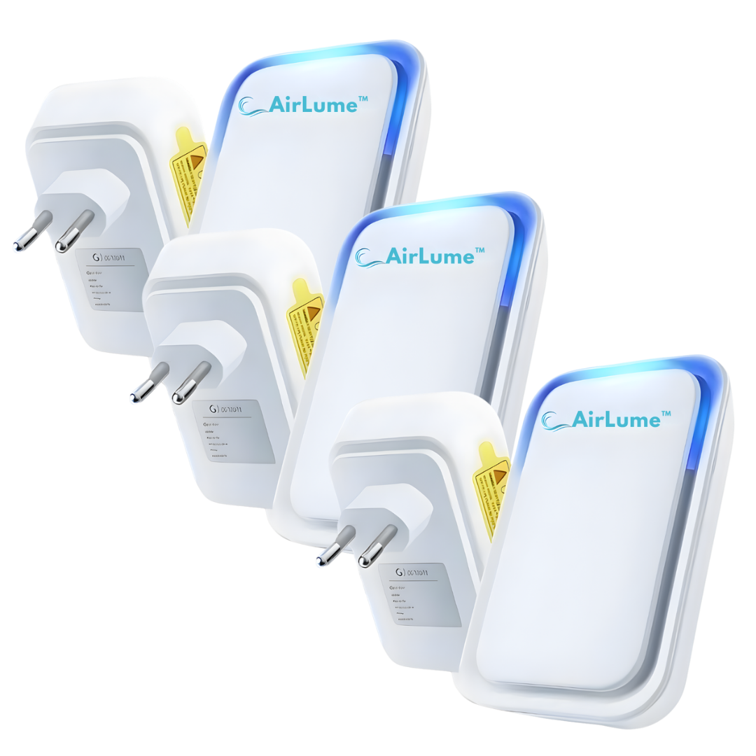 AirLume™ Plug-in luftrenser | Fjerner 99% af støvmider og allergener på 24 timer