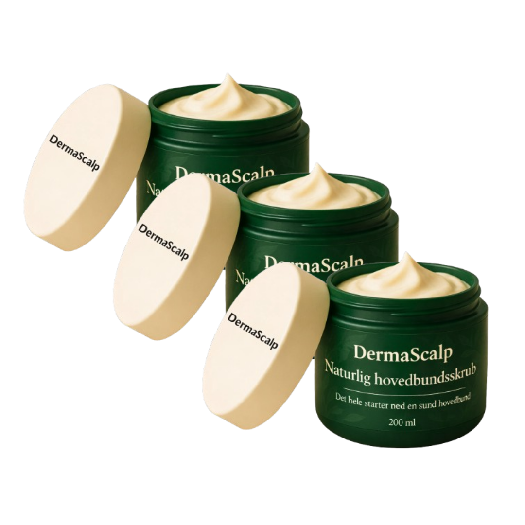 DermaScalp™ Naturlig Hovedbundsskrub | Sund hovedbund garanteret på 7 dage