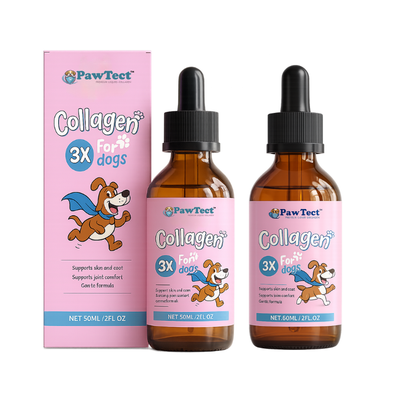 PawTect™ Premium flydende kollagen | Stopper kronisk kløe og kradseri hos kæledyr på bare 7 dage!