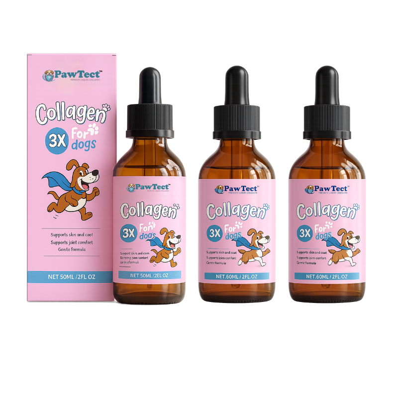 PawTect™ Premium flydende kollagen | Stopper kronisk kløe og kradseri hos kæledyr på bare 7 dage!