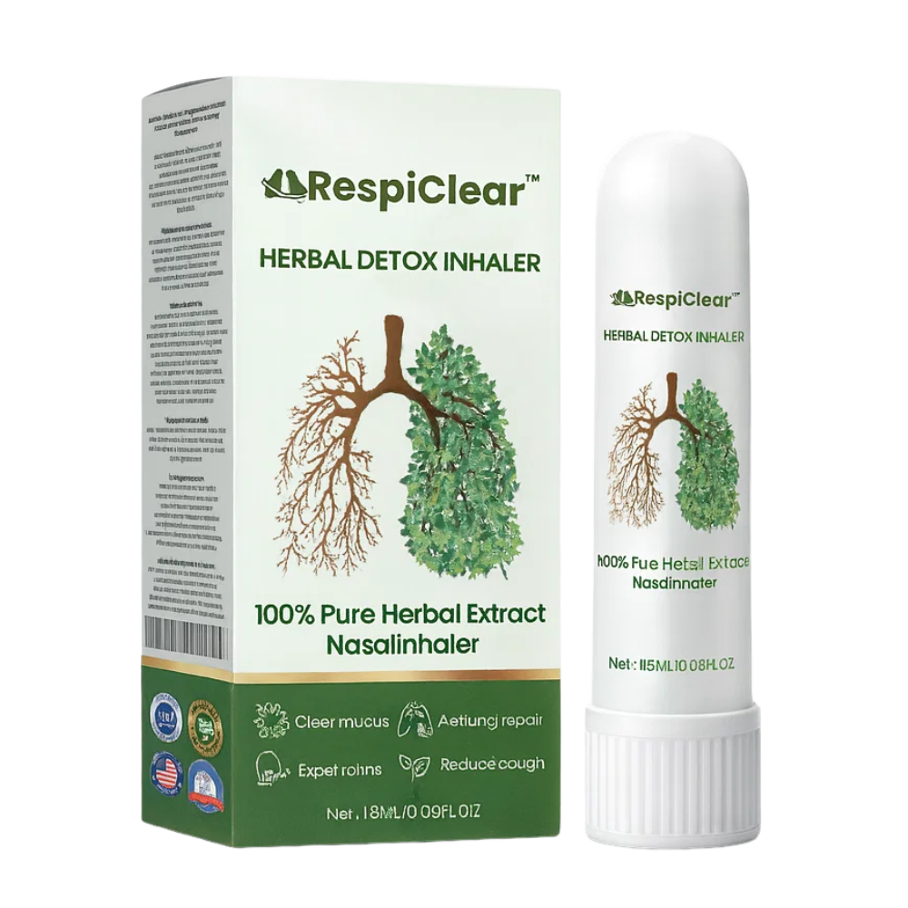 RespiClear™ Lungeudrensnings-inhalator | Rens dine lunger og træk vejret frit igen på bare 15 minutter!