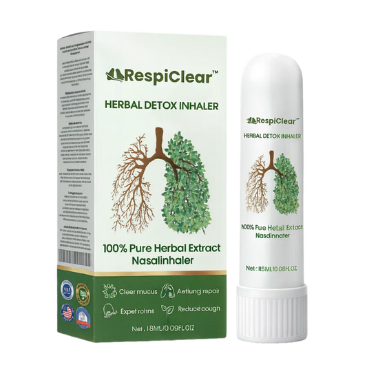 RespiClear™ Lungeudrensnings-inhalator | Rens dine lunger og træk vejret frit igen på bare 15 minutter!
