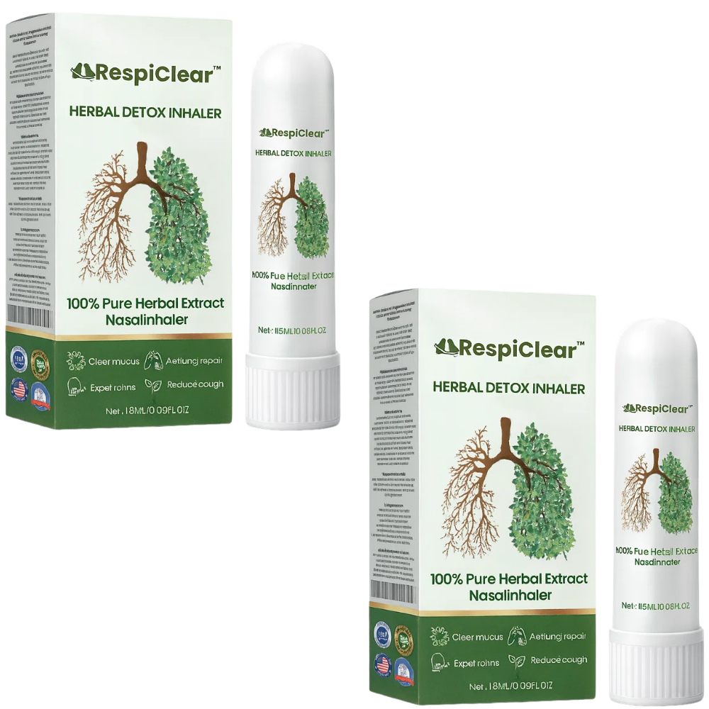 RespiClear™ Lungeudrensnings-inhalator | Rens dine lunger og træk vejret frit igen på bare 15 minutter!