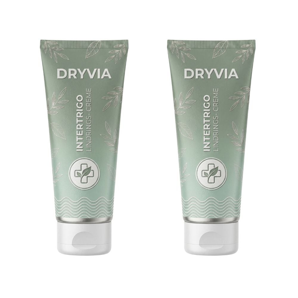 Dryvia Intertrigo Lindrings Creme behandler 99% af udslæt i hudfolder fra første påføring