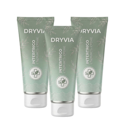 Dryvia Intertrigo Lindrings Creme behandler 99% af udslæt i hudfolder fra første påføring