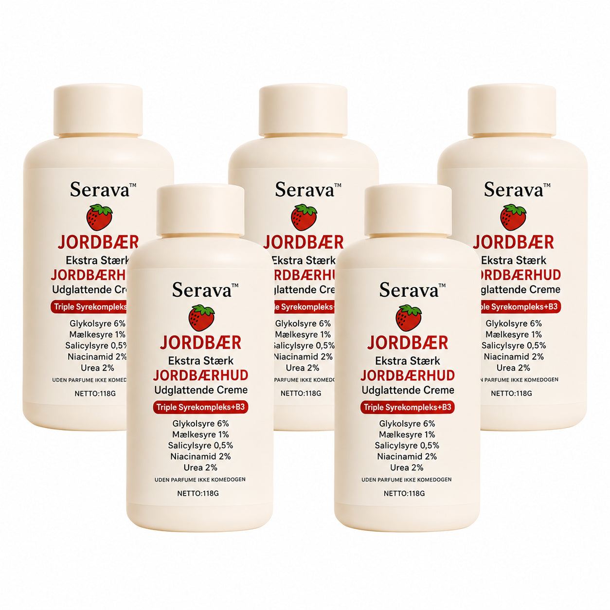 Serava™ | Avanceret kompleks med tre syrer mod keratosis pilaris