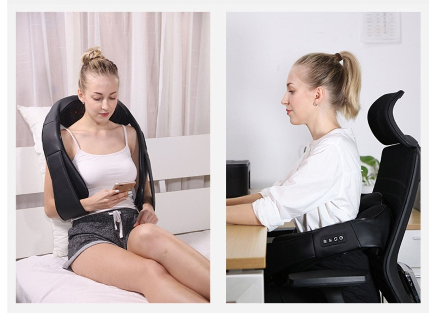 Nova Neck Massage™ | Øjeblikkelig lindring til nakke, skuldre og ryg