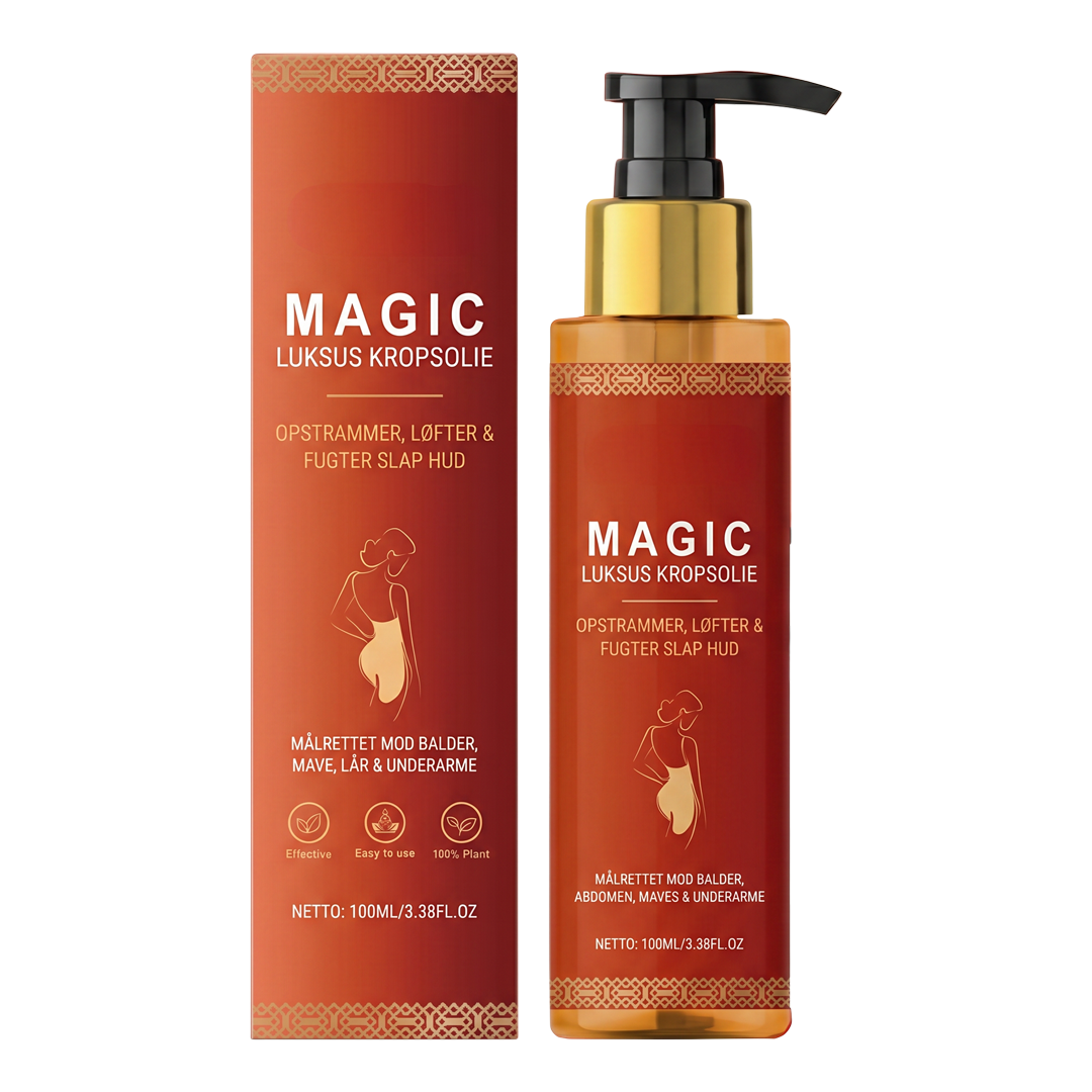 MagicOil™ | Opstrammer og fugter huden for et ungdommeligt, strålende udseende med en forbedring på op til 90% på bare et par uger