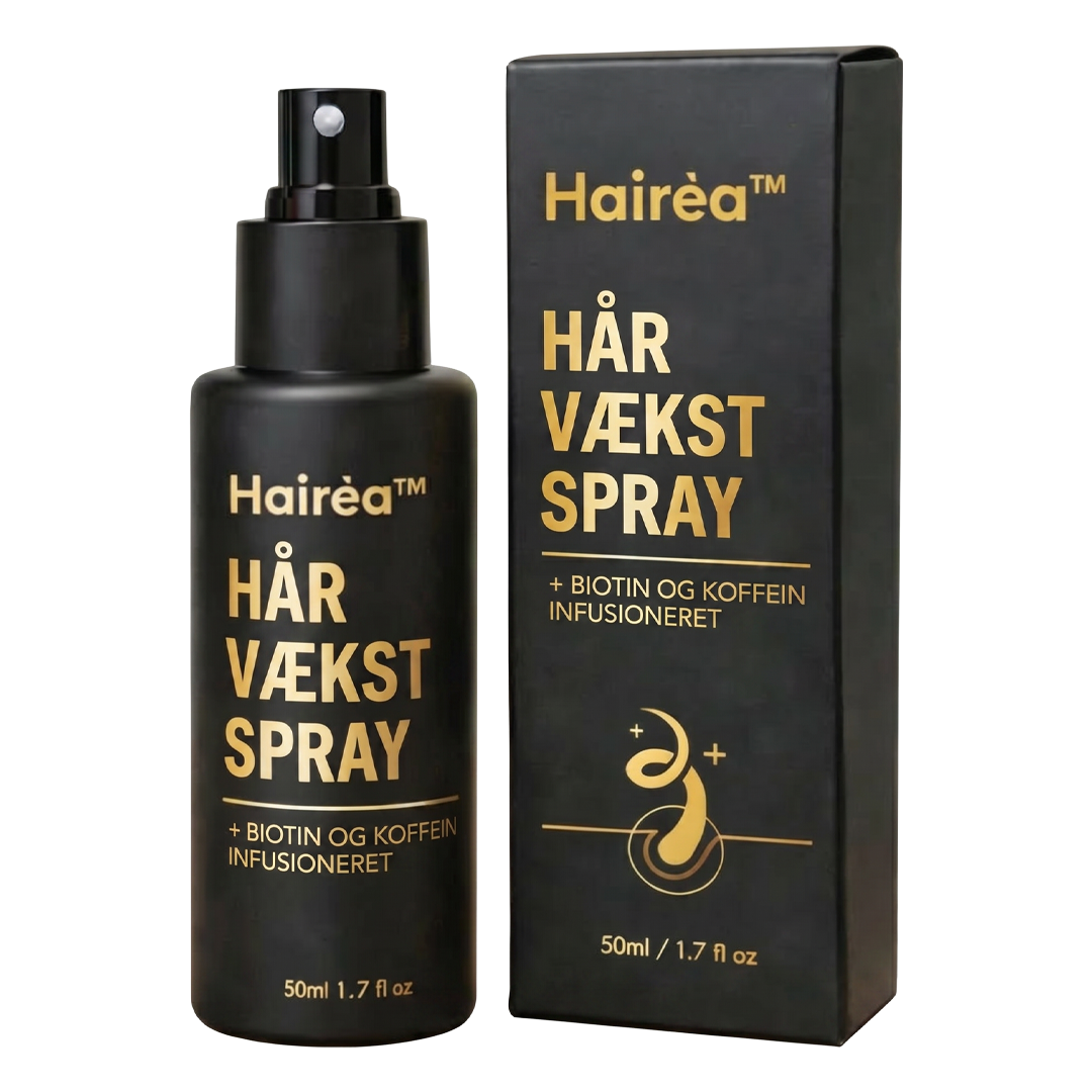 Hairéa™ | Mindsker hårtab og giver dig synligt fyldigere og tykkere hår på bare 14 dage