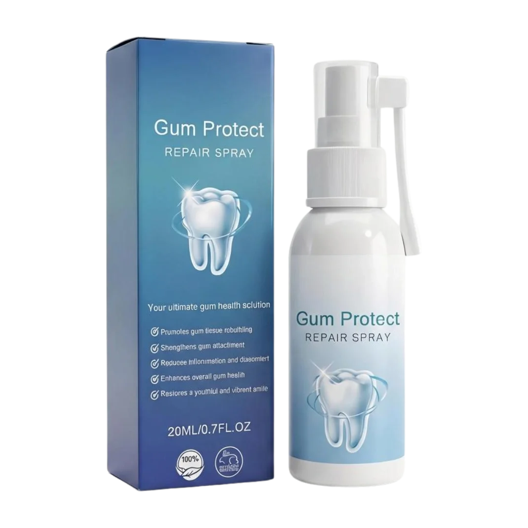 GumSpray™ revitaliserer tandkødet og hjælper med at gøre tænderne lysere allerede inden for den første uge.
