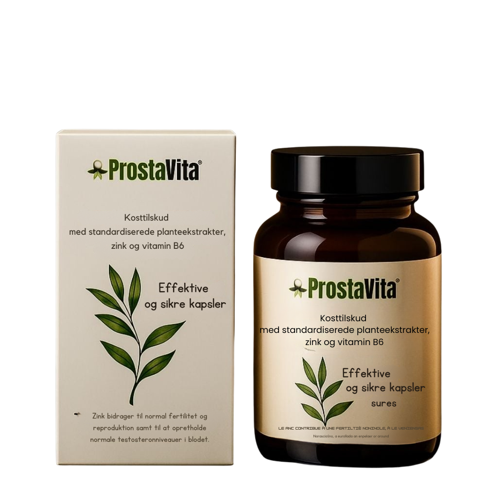ProstaVita™ | Reducer prostatabetændelse med op til 95 % på 5 dage!