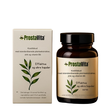ProstaVita™ | Reducer prostatabetændelse med op til 95 % på 5 dage!