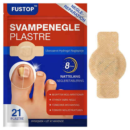 FUSTOP™ Plastre mod neglesvamp | Slut med pinlige situationer på grund af neglesvamp – på bare 14 dage!