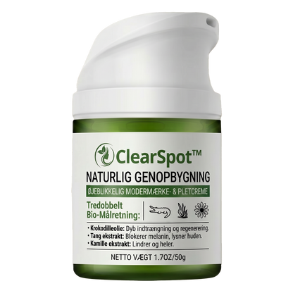 ClearSpot™ Creme | Fjerner alderspletter og modermærker på 36 timer — Før dit selvbillede dør