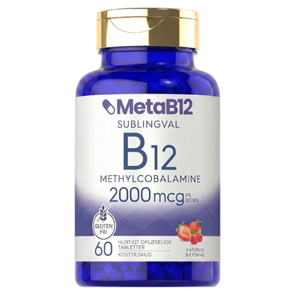 MetaB12 | Det eneste B12, der fuldstændig omgår dine tarme — det smelter under tungen og går direkte ind i din blodbane.