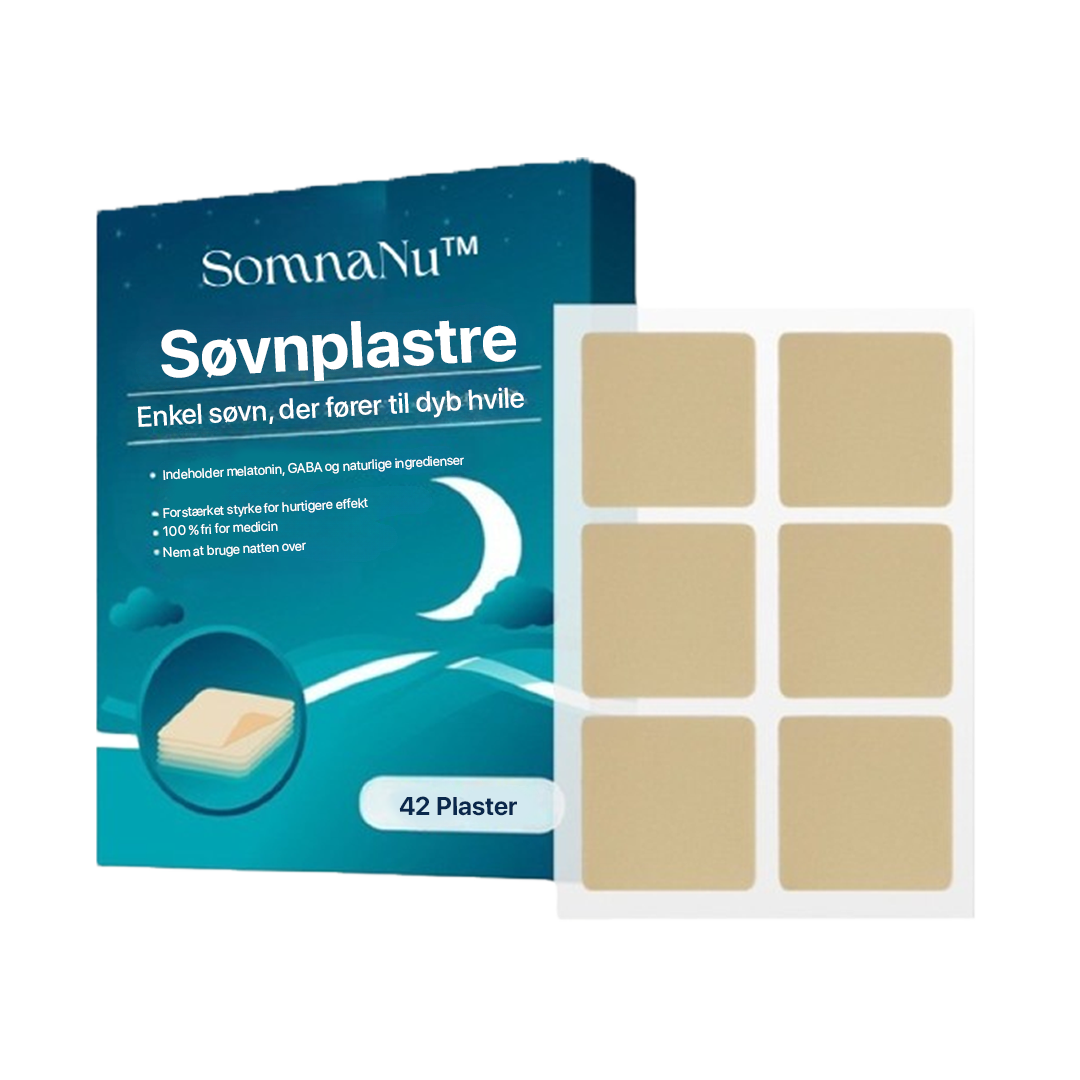 SomnaNu™ søvnplaster I Sover over 8 timer allerede den første n