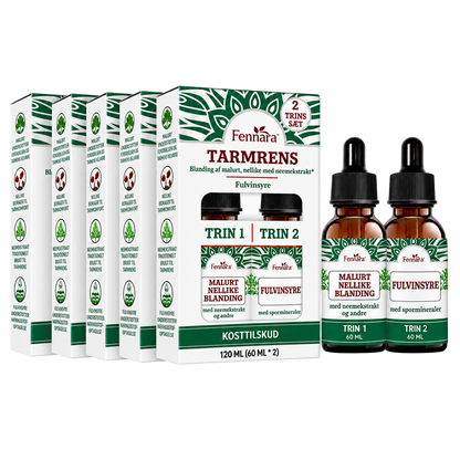 Fennara™ Flydende | 2 trins tarmrensning, naturlig urteformel til en renere og sundere tarm