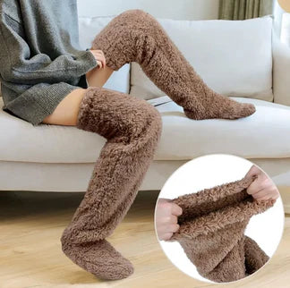 NovaFluff™ | Lange fleece-sokker – total varme og afslapning hele vinteren