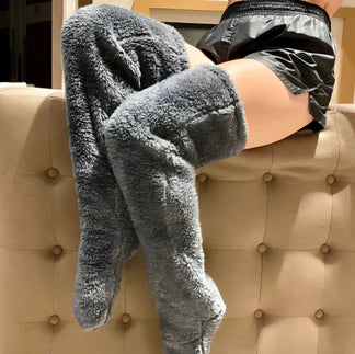 NovaFluff™ | Lange fleece-sokker – total varme og afslapning hele vinteren