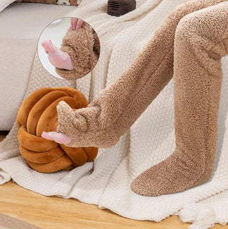 NovaFluff™ | Lange fleece-sokker – total varme og afslapning hele vinteren