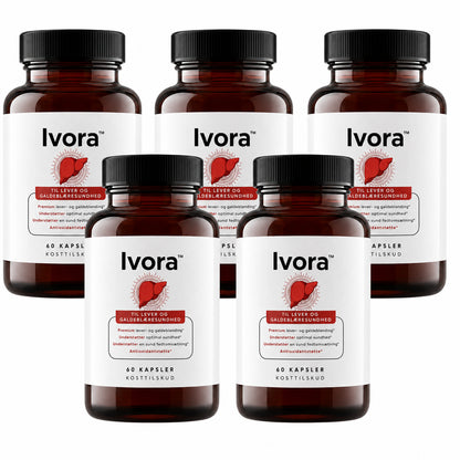 Ivora™ Leverformlen, der gør tyk galde mere flydende, frigiver fastsiddende mavefedt og giver dig energien tilbage
