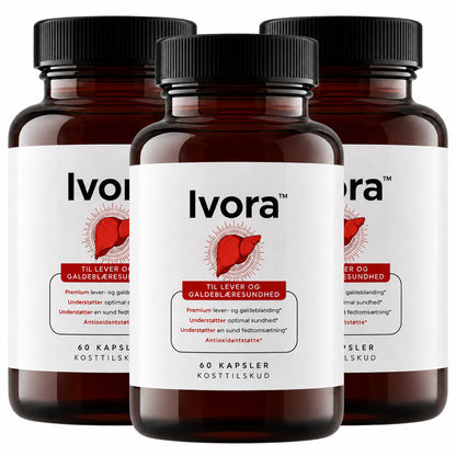 Ivora™ Leverformlen, der gør tyk galde mere flydende, frigiver fastsiddende mavefedt og giver dig energien tilbage