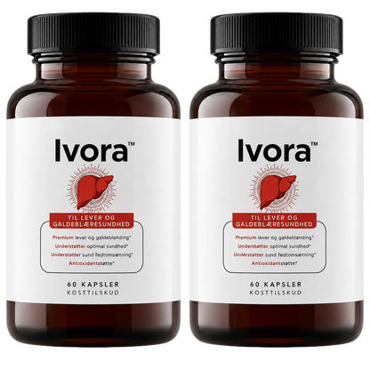 Ivora™ Leverformlen, der gør tyk galde mere flydende, frigiver fastsiddende mavefedt og giver dig energien tilbage