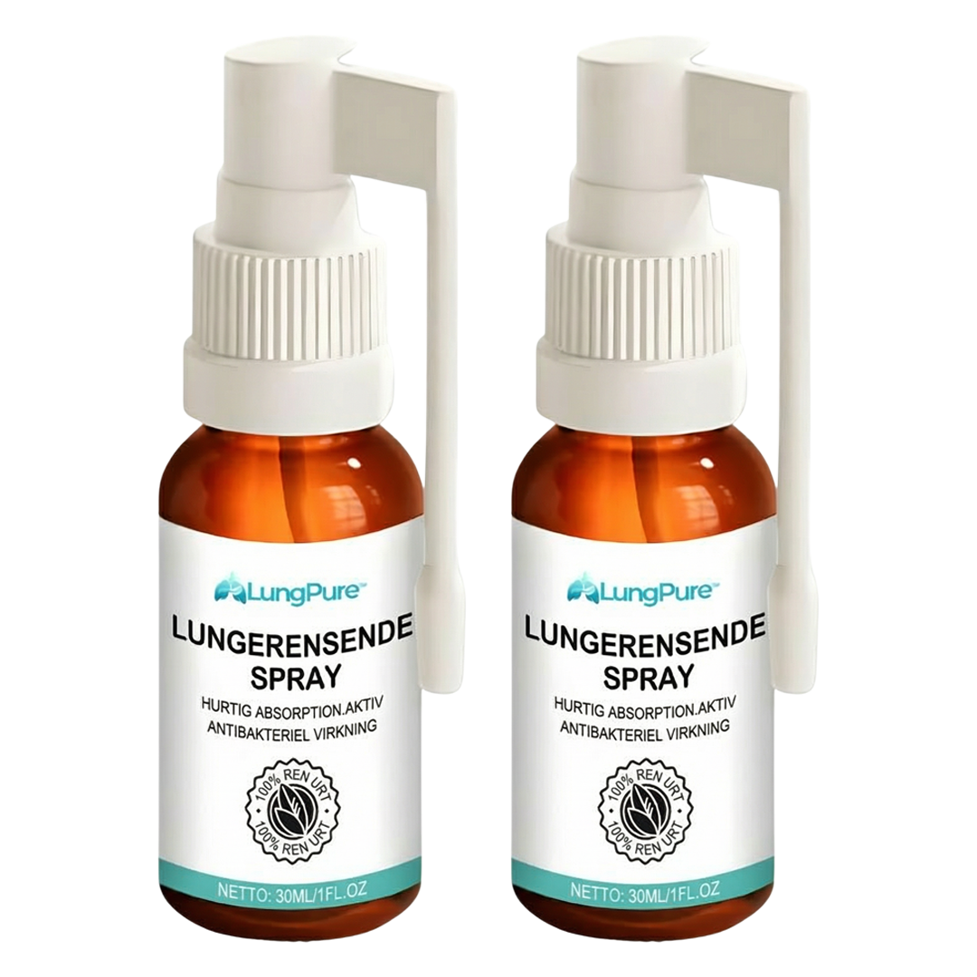 LungPure™ | Fjerner op til 92 % af det ophobede slim i lungerne på bare 48 timer