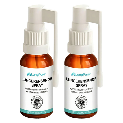 LungPure™ | Fjerner op til 92 % af det ophobede slim i lungerne på bare 48 timer