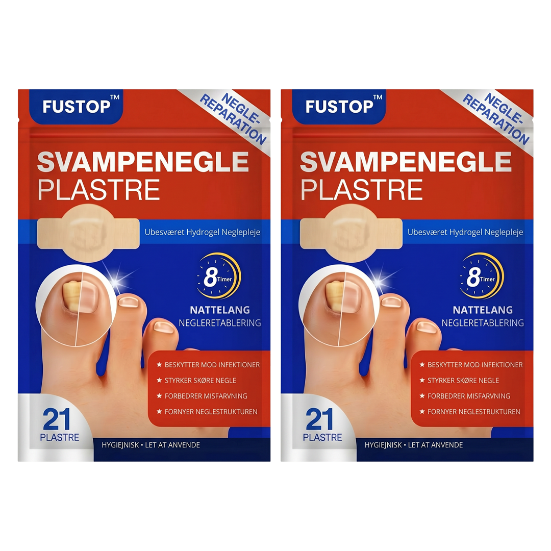 FUSTOP™ Plastre mod neglesvamp | Slut med pinlige situationer på grund af neglesvamp – på bare 14 dage!