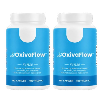 OxivaFlow™ | Opløser skånsomt hård og fastsiddende afføring & giver behagelige toiletbesøg på bare 3 dage