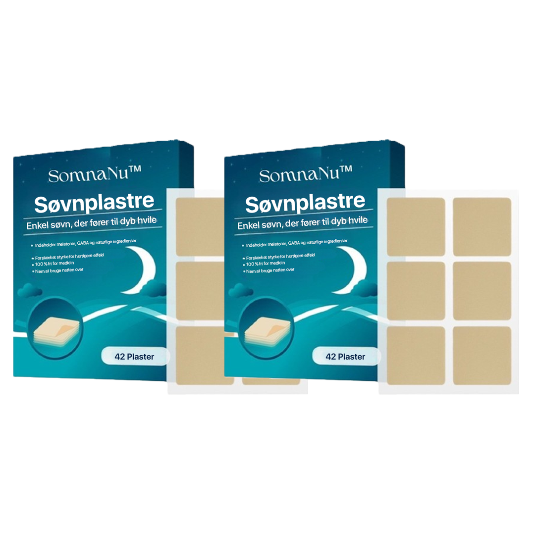 SomnaNu™ søvnplaster I Sover over 8 timer allerede den første n