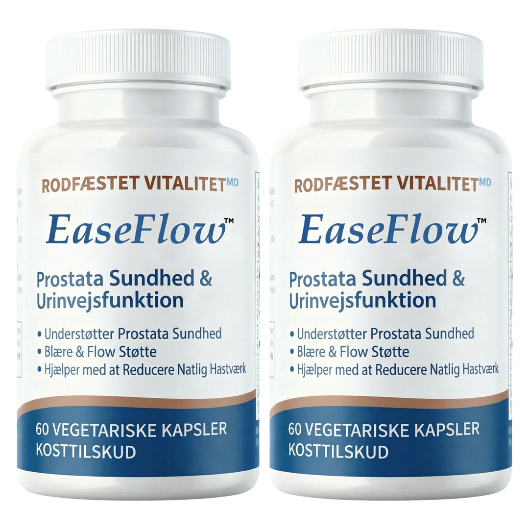 EaseFlow™ Prostata-støtte | Genopret en sund prostatafunktion på bare 7 dage!