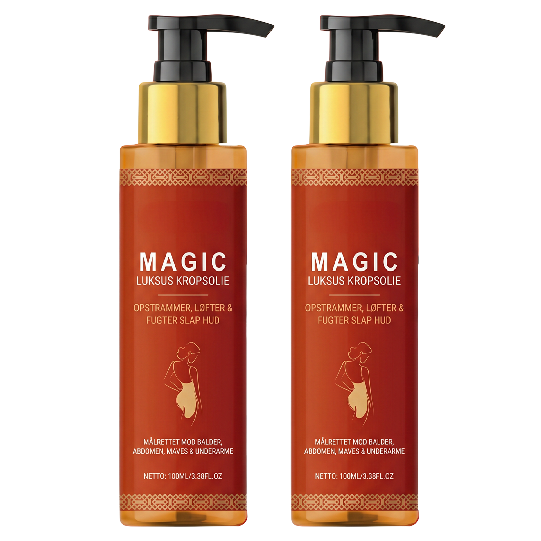 MagicOil™ | Opstrammer og fugter huden for et ungdommeligt, strålende udseende med en forbedring på op til 90% på bare et par uger