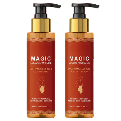 MagicOil™ | Opstrammer og fugter huden for et ungdommeligt, strålende udseende med en forbedring på op til 90% på bare et par uger
