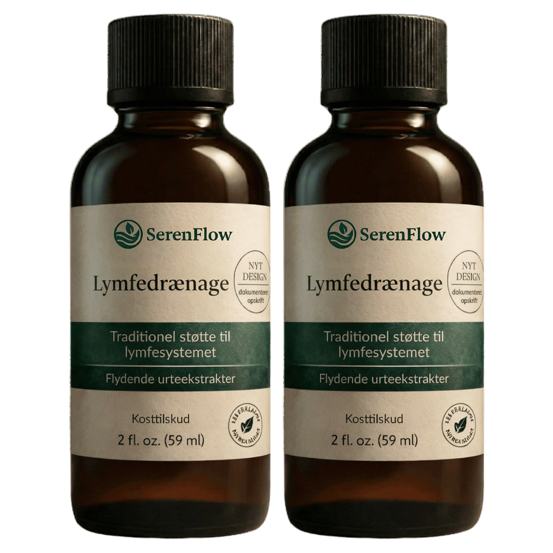 SerenFlow™ Afgiftende dråber – Naturlig lindring af væskeophobning i ansigt, mave og ben