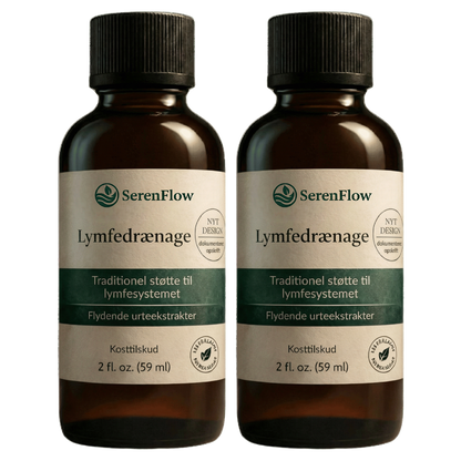 SerenFlow™ Afgiftende dråber – Naturlig lindring af væskeophobning i ansigt, mave og ben