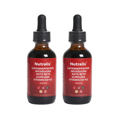Nutralis Vascu-Flow™| Naturligt udviklet formel med udvalgte næringsstoffer til hjerte-kar-funktionen – ideel til et aktivt hverdagsliv.