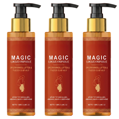 MagicOil™ | Opstrammer og fugter huden for et ungdommeligt, strålende udseende med en forbedring på op til 90% på bare et par uger
