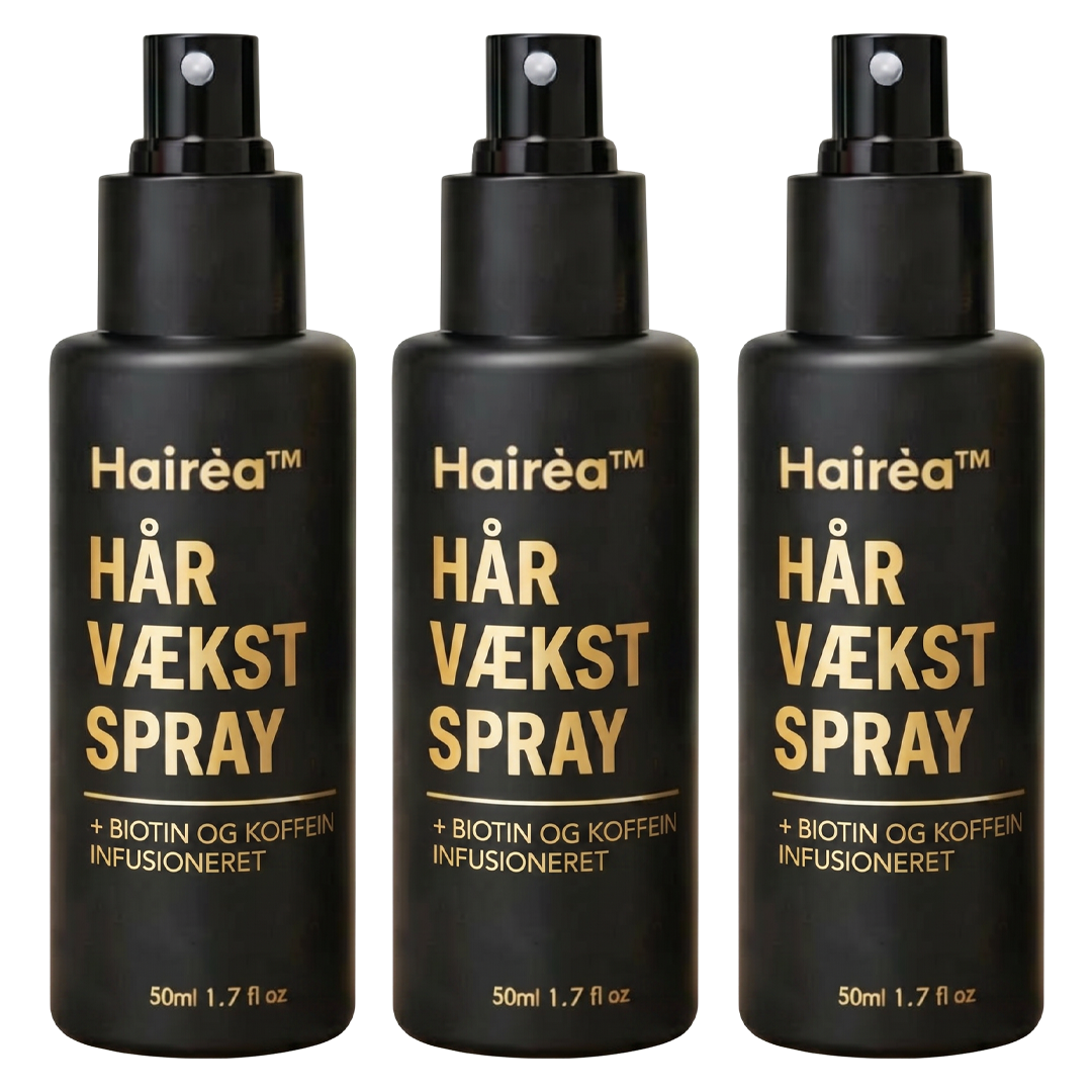 Hairéa™ | Mindsker hårtab og giver dig synligt fyldigere og tykkere hår på bare 14 dage